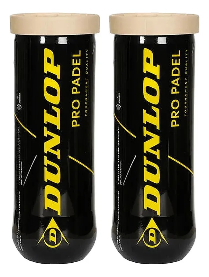 Tubo Pelotas Padel Dunlop Pro Padel x2 Tubos