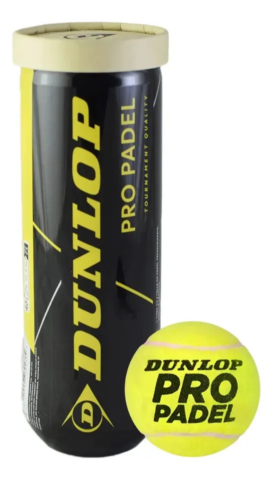 Tubo Pelotas Padel Dunlop Pro Padel x2 Tubos
