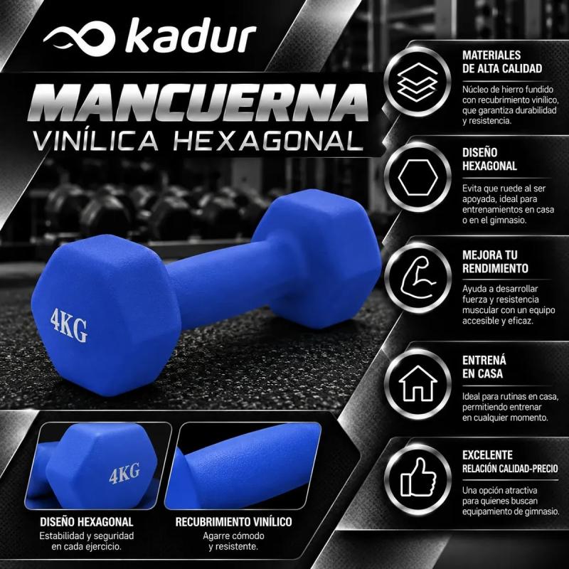 Mancuerna Fit Addict 4 Kg