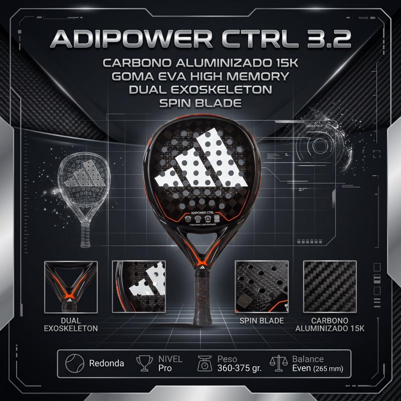 Paleta Padel adidas Adipower Ctrl 3.2 Profesional