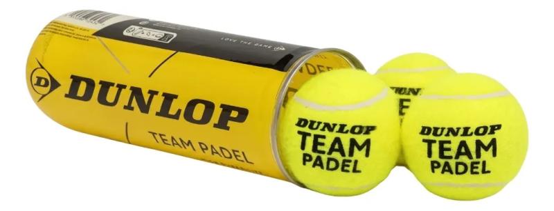 Tubos Padel Dunlop Team x6
