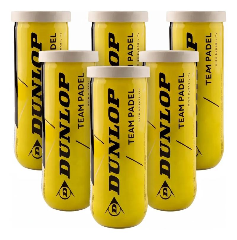 Tubos Padel Dunlop Team x6