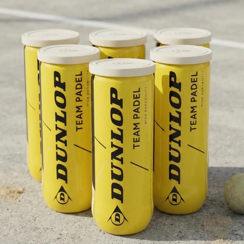 Tubos Padel Dunlop Team x6