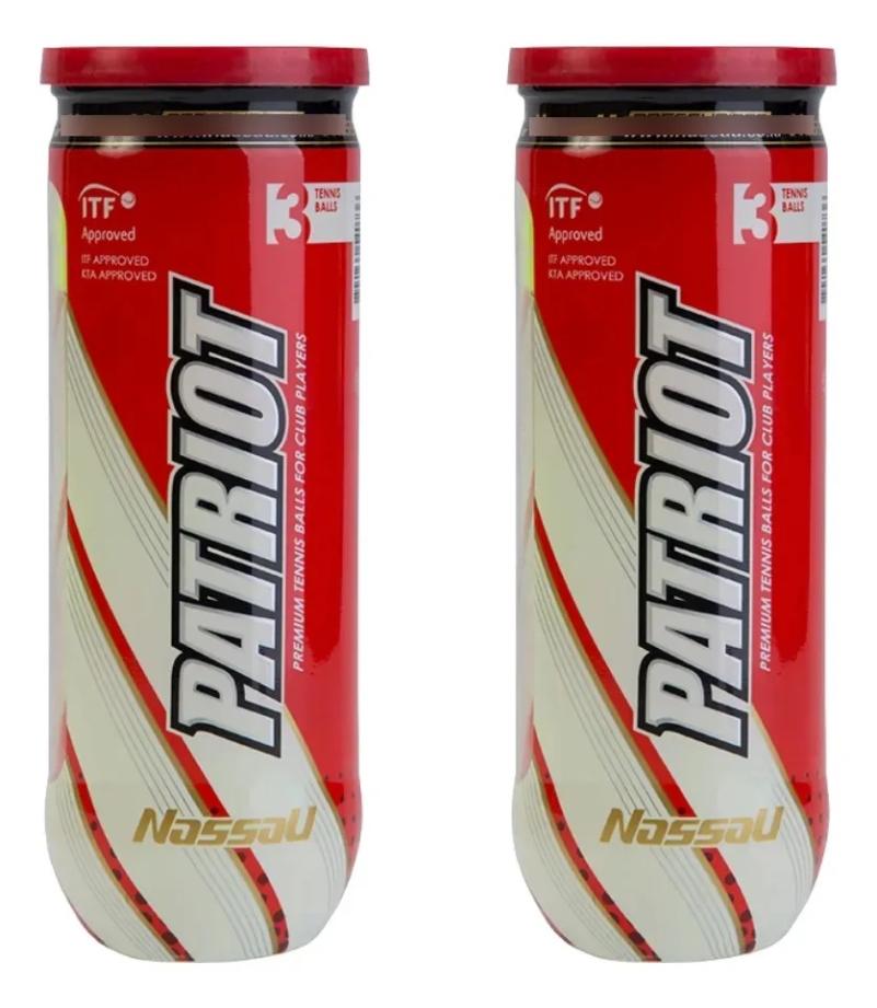 Tubos Tenis Nassau Patriot x2