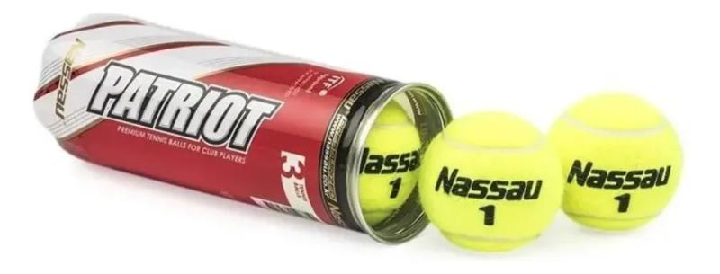 Tubos Tenis Nassau Patriot x6