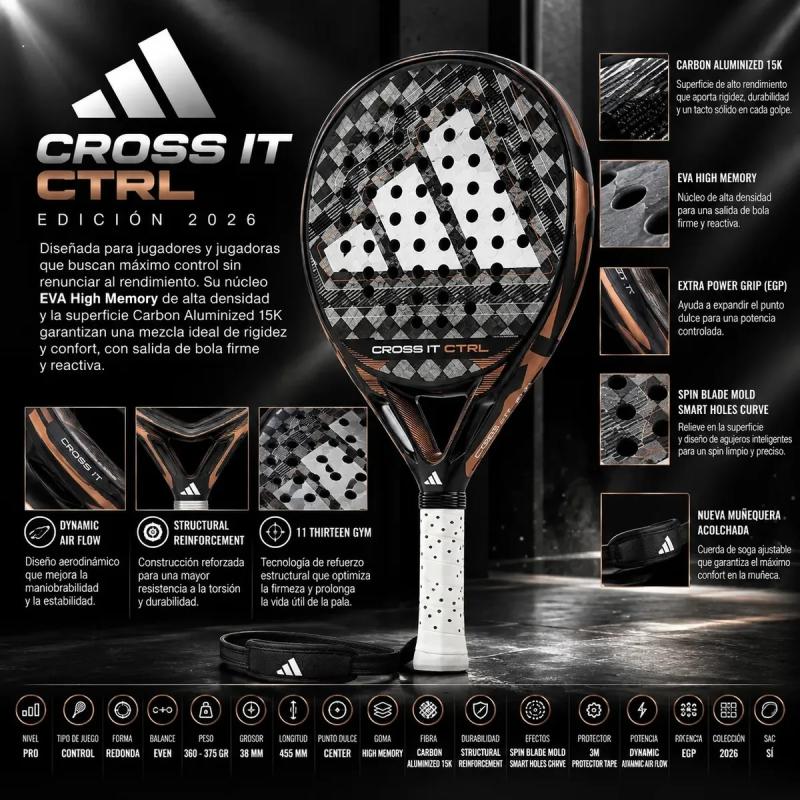 Paleta Padel Adidas Cross IT Ctrl