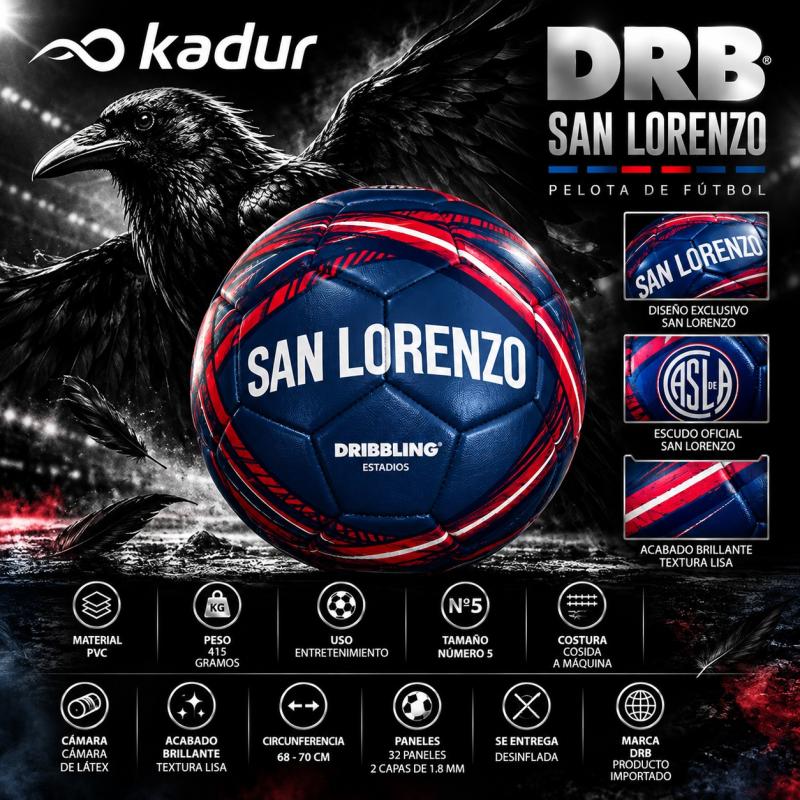 Pelota Futbol DRB San Lorenzo N°5