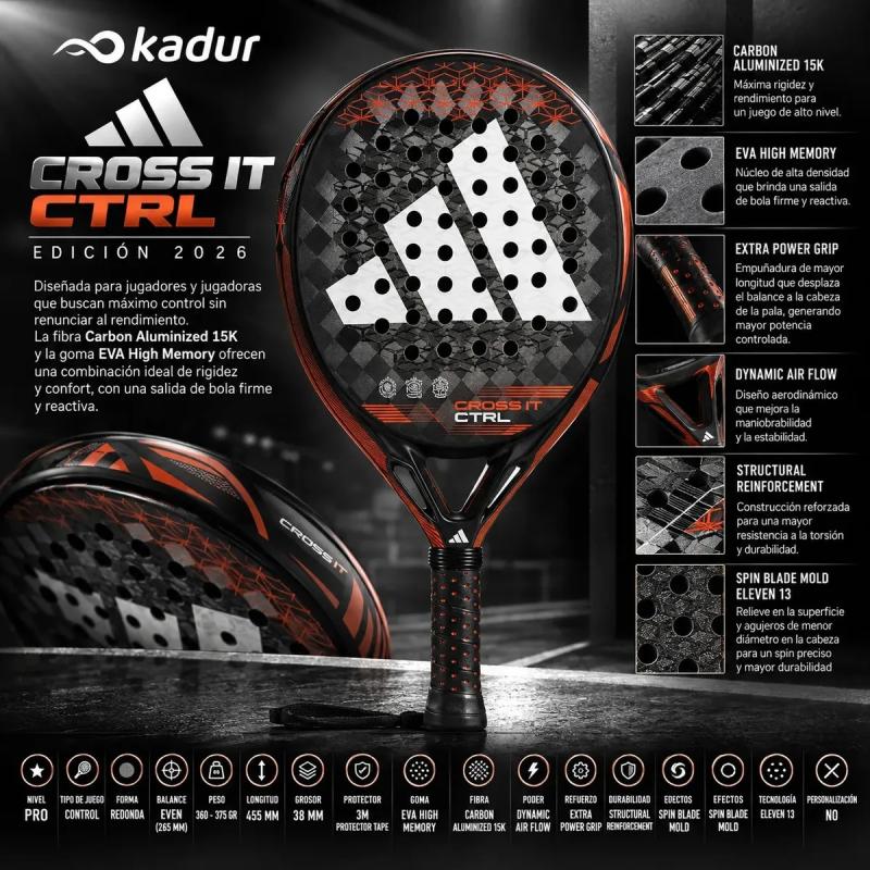 Paleta Padel Adidas Cross IT Ctrl 3.3