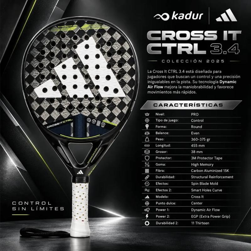 Paleta Padel Adidas Cross It Control 3.4 2025
