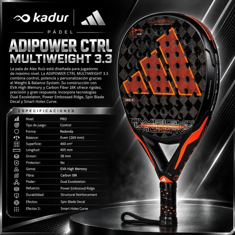 Paleta Padel Adidas Adipower Multiweight Ctrl 3.3 2024