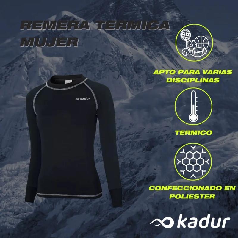 Remera Termica Mujer Kadur
