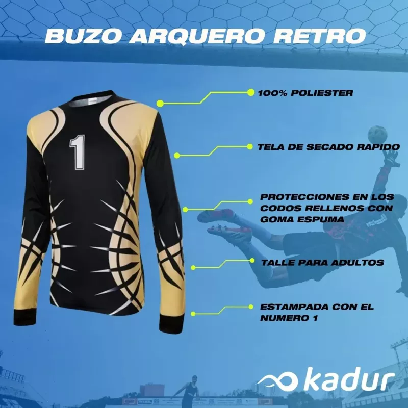 Buzo Arquero Retro Goycochea Mundial 1990