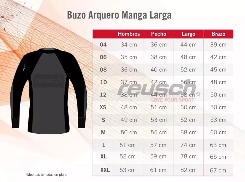 Buzo Arquero Reusch Under Jersey