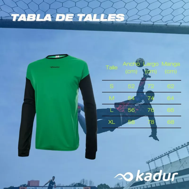 Buzo Arquero Adulto C/ Protecciones Kadur
