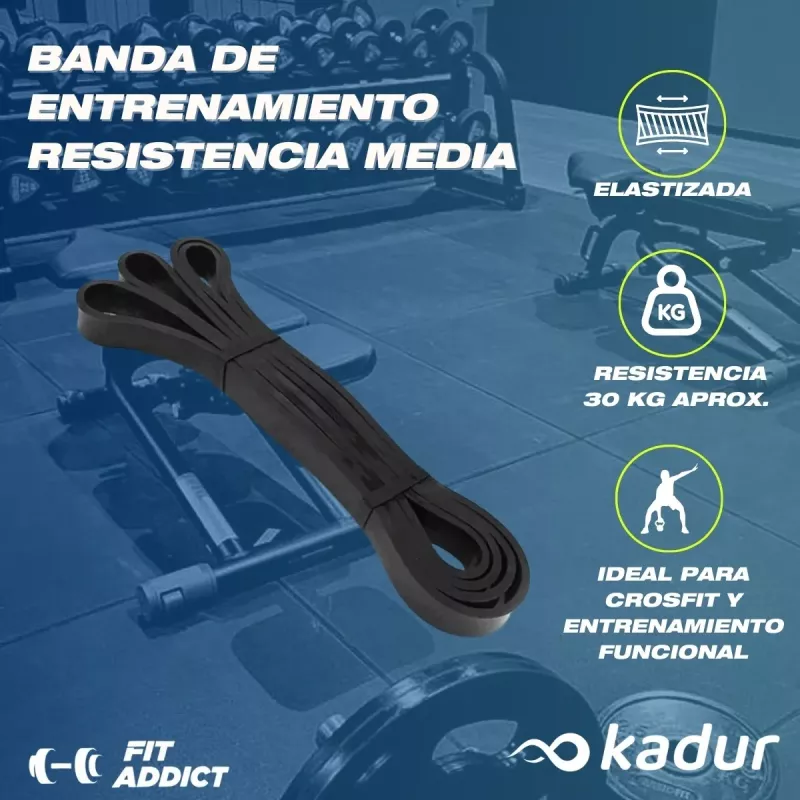 Banda Entrenamiento Media Fit Addict