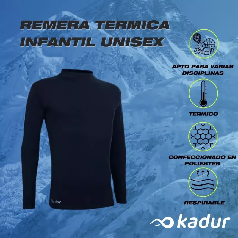 Remera Termica Infantil Bodytherm