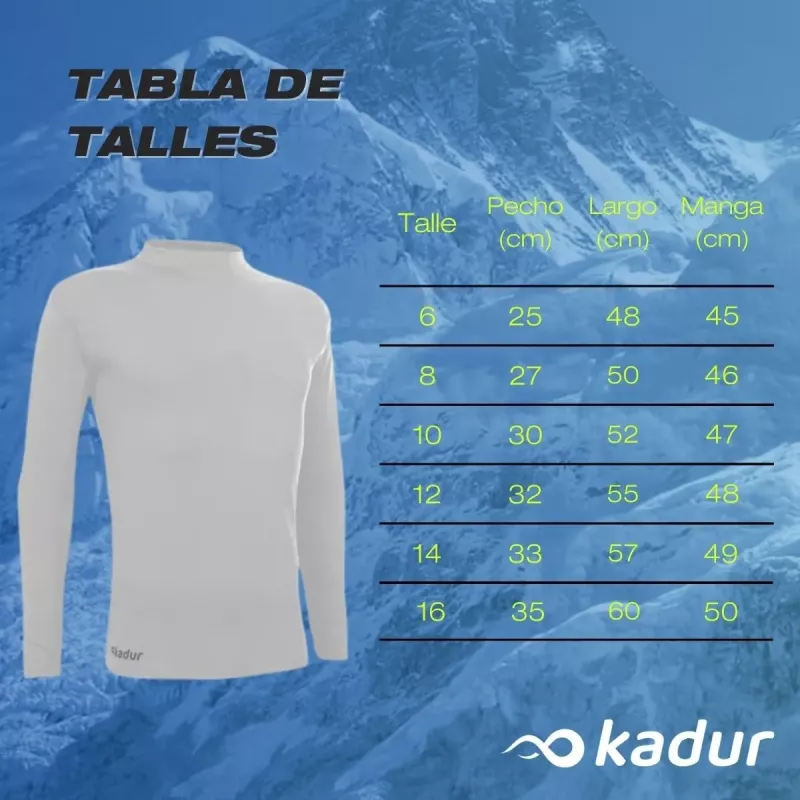 Remera Termica Infantil Bodytherm