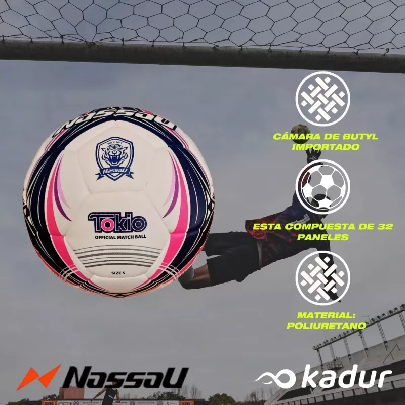 Pelota Futbol Nassau Tokio N5