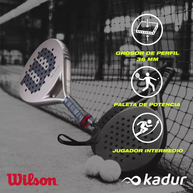Paleta Padel Wilson Carbon Force 2025