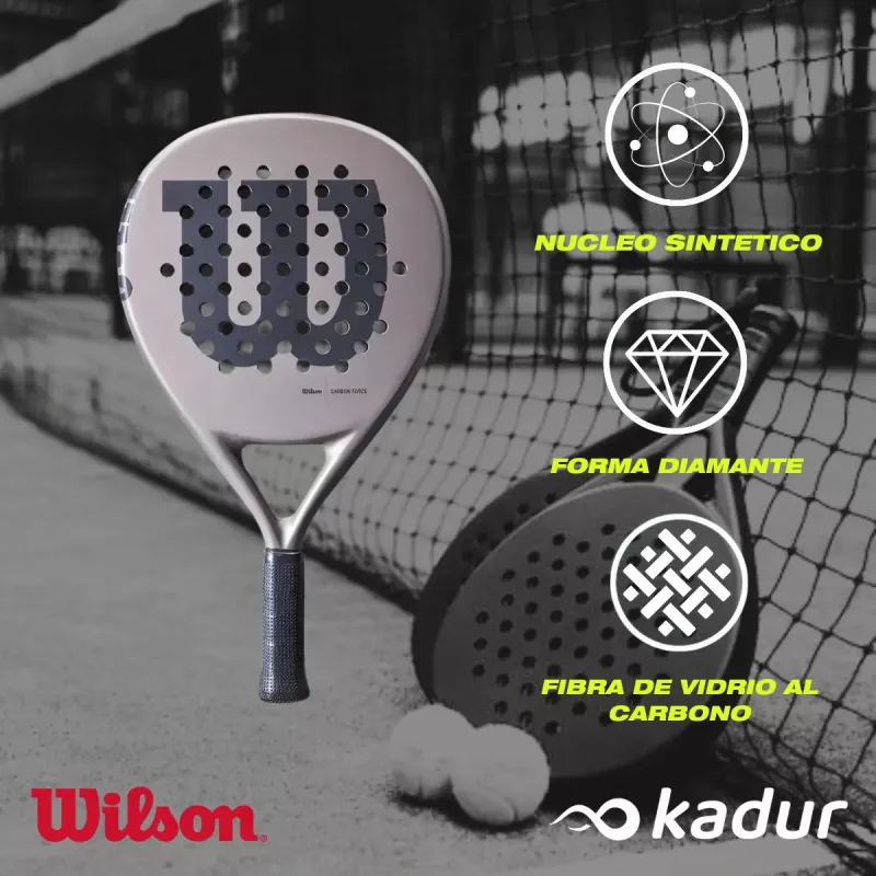 Paleta Padel Wilson Carbon Force 2025