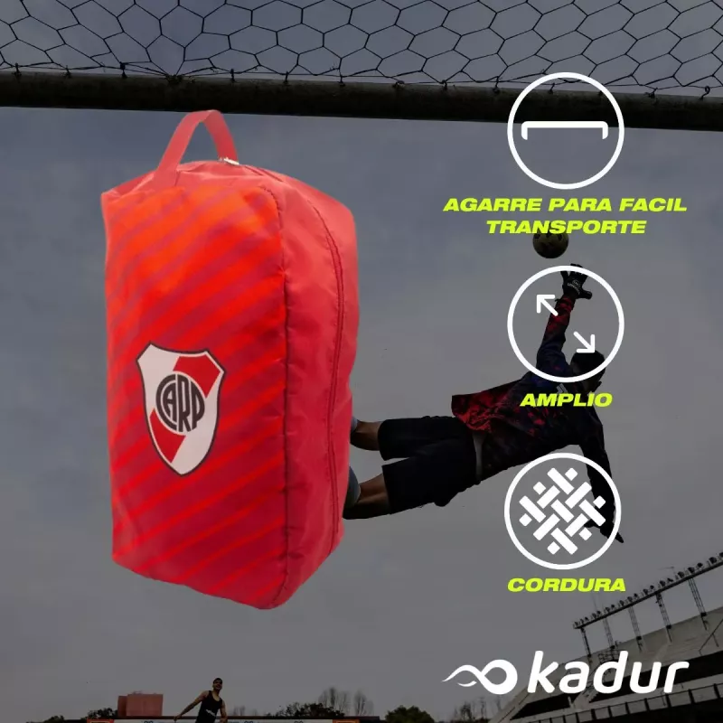 Bolso Botinero River Plate Estadios