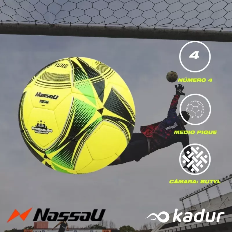 Pelota Nassau Papi Futbol 5 Futsal Indoor Sala Tuji N° 4