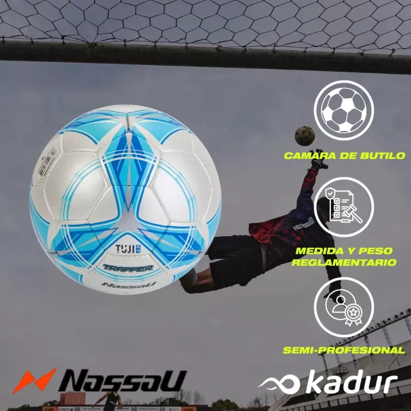 Pelota Futbol Nassau Tuji Trapper N5