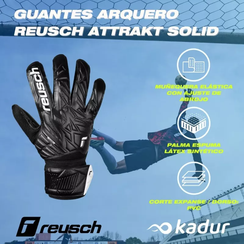 Guantes Arquero Reusch Attrakt Solid