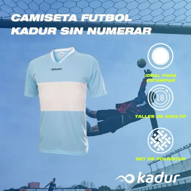 Camiseta Deportiva Futbol Kadur