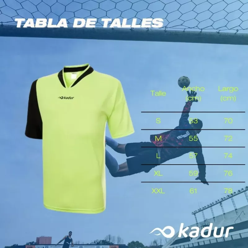 Camiseta Deportiva Futbol Kadur