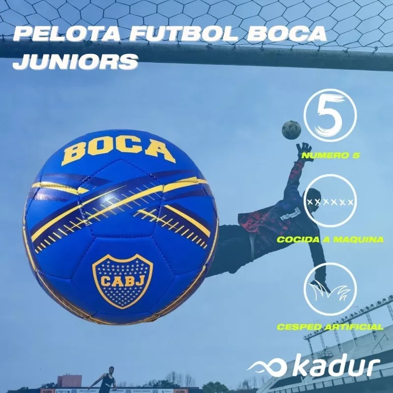 Pelota Futbol Boca N° 5 Licencia Oficial