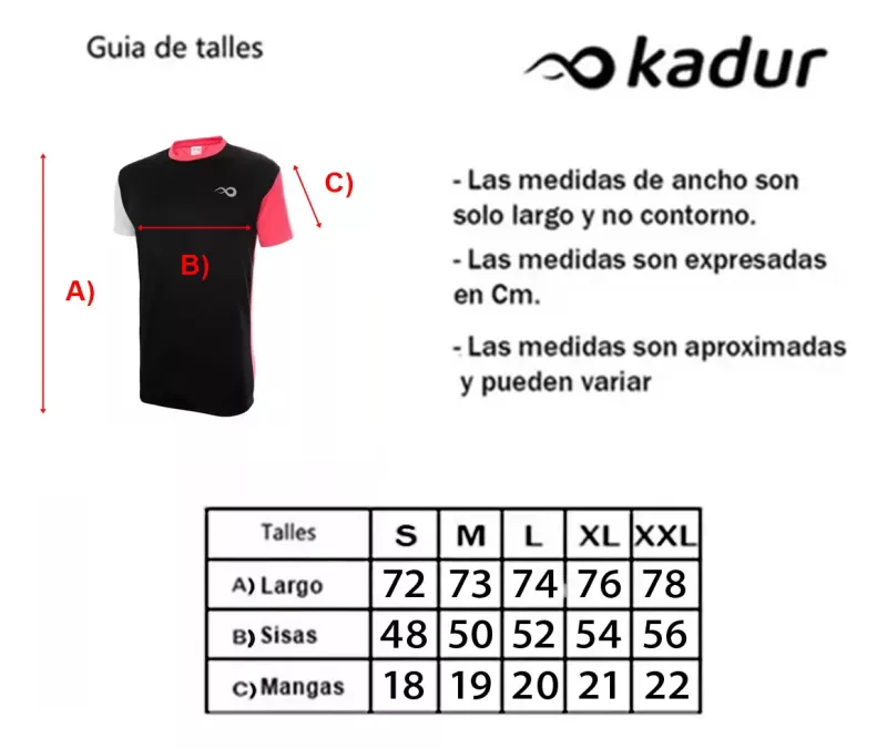 Remera Deportiva Hombre Combinada Kadur