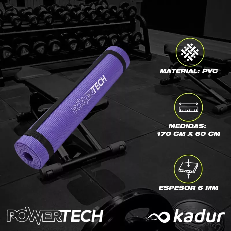 Mat Yoga Powertech 6 mm