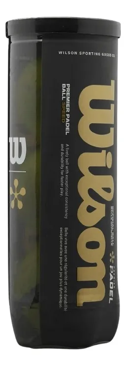 Tubo 3 Pelotas Wilson Premier Speed Padel