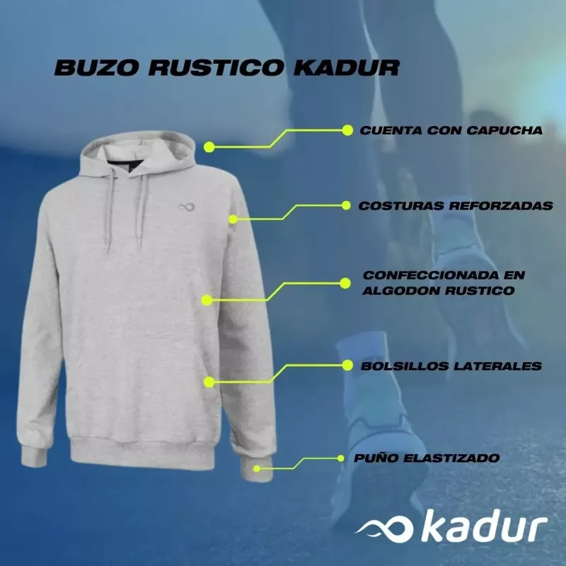 Buzo Canguro Hoodie Kadur