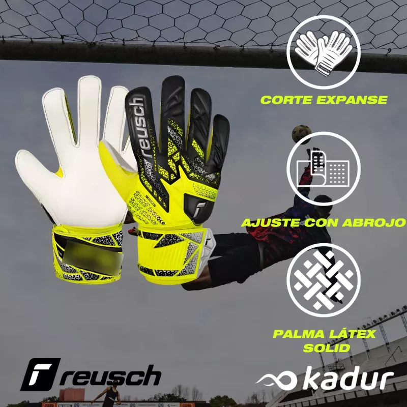 Guantes Arquero Reusch Attrakt Storm Gold