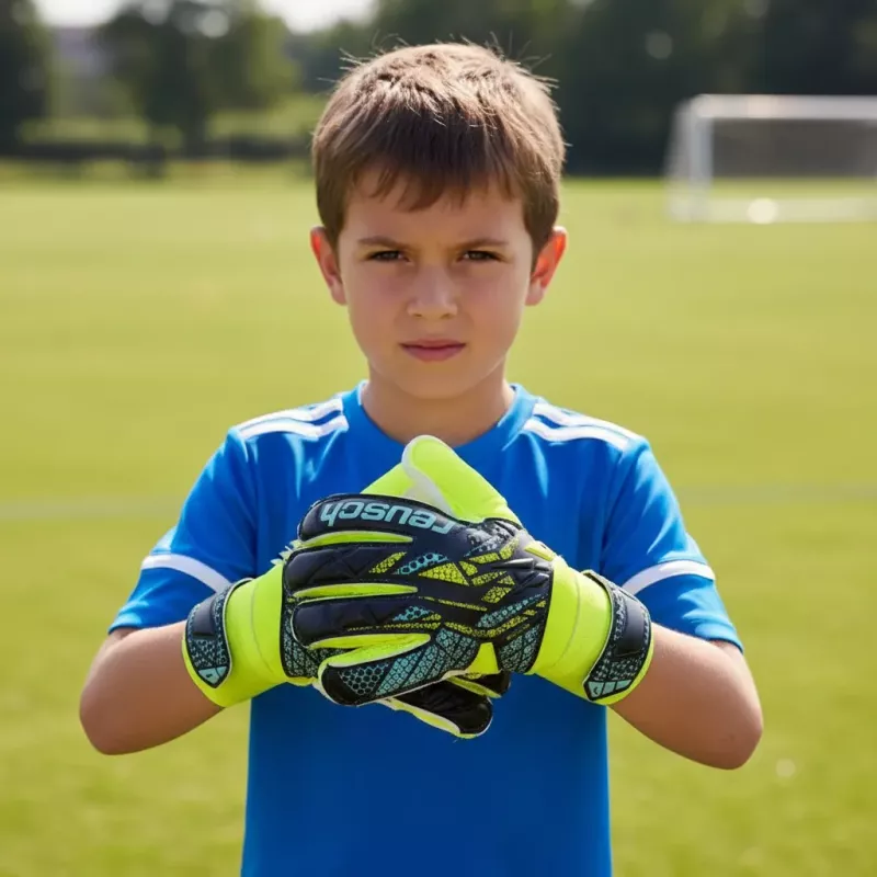 Guantes Arquero Reusch Attrakt Storm Gold Junior