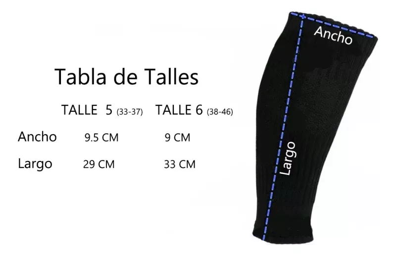 Pantorrilleras Compresion Elastizada