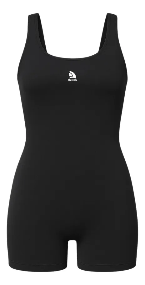 Malla Natacion Entera Con Pierna Quickly