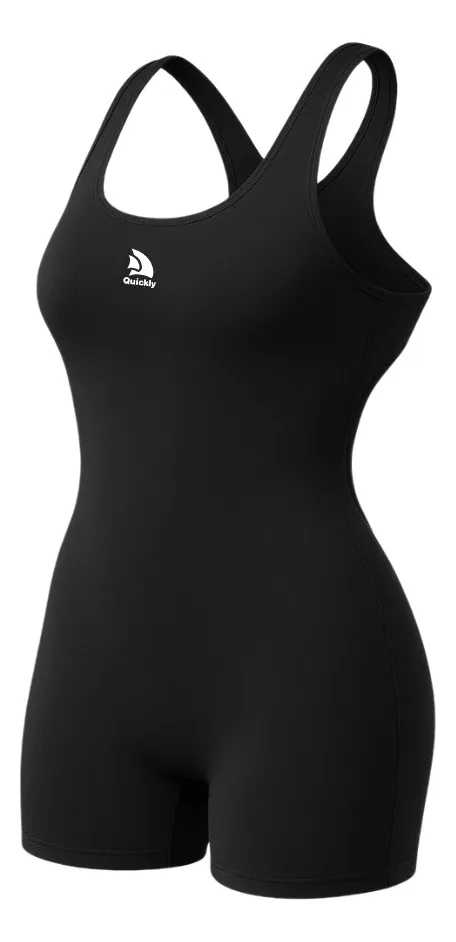 Malla Natacion Entera Con Pierna Quickly