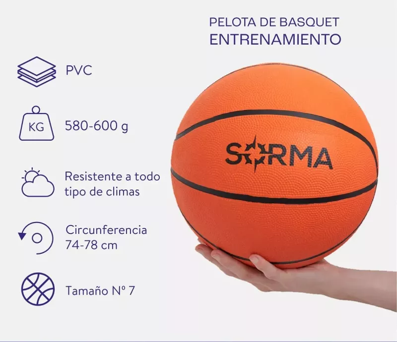 Pelota Basquet Sorma Nº 7