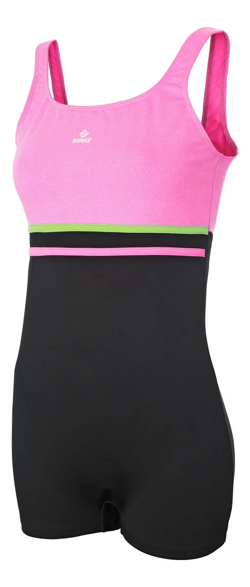 Malla Natacion Enteriza Short Infantil Swear