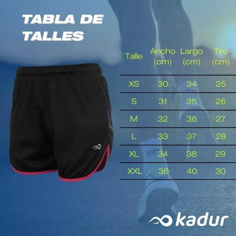 Short Running Mujer Kadur