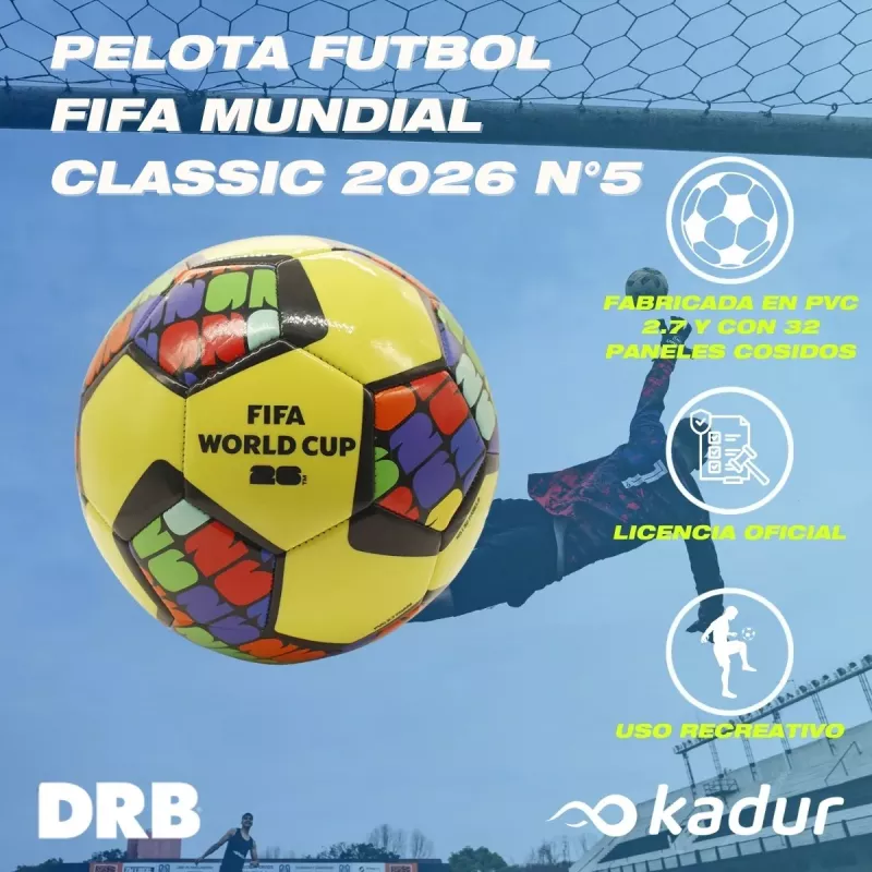Pelota Futbol Mundial Fifa 26 N5 Dribbling
