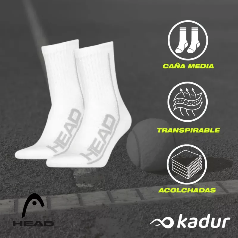 Pack Medias Soquetes Head X2