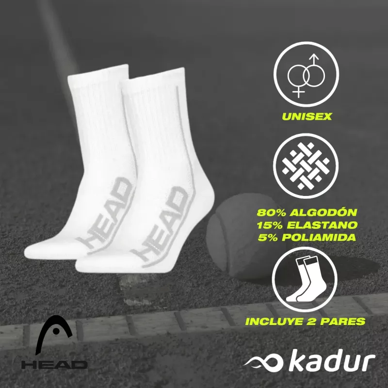 Pack Medias Soquetes Head X2