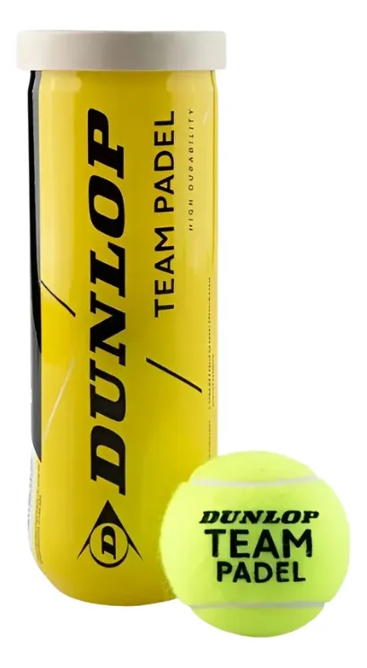Tubo Pelotas Padel Dunlop Team X 3
