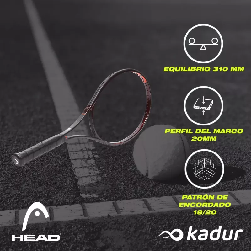 Raqueta Tenis Head Graphene Prestige Pro Cilic Tennis