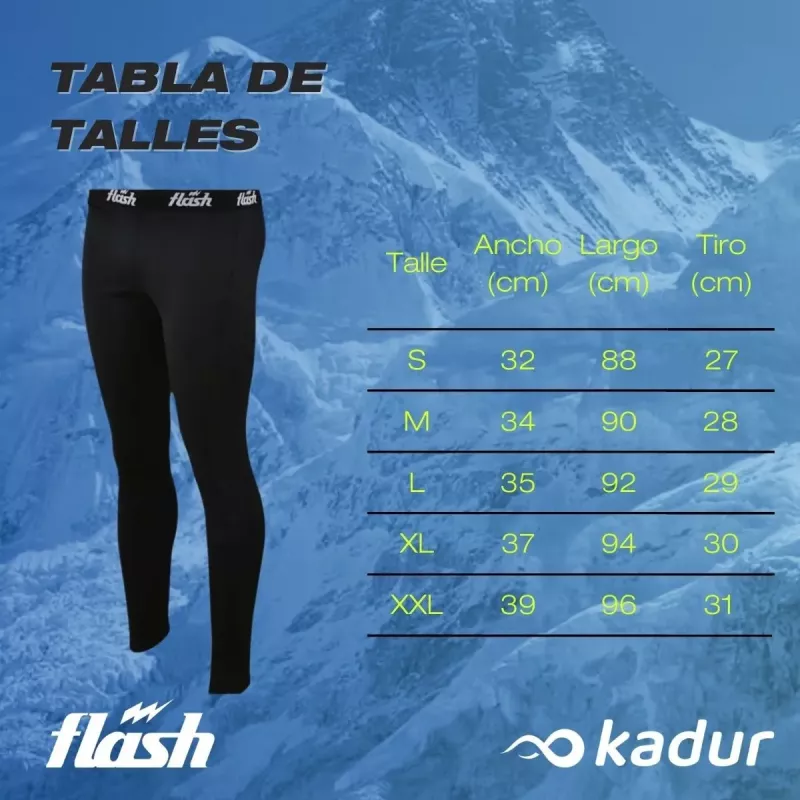 Calza Larga Termica Compresion Flash