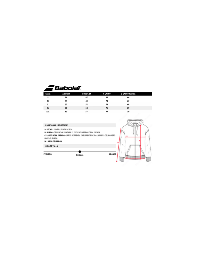 Buzo Canguro Deportivo Babolat